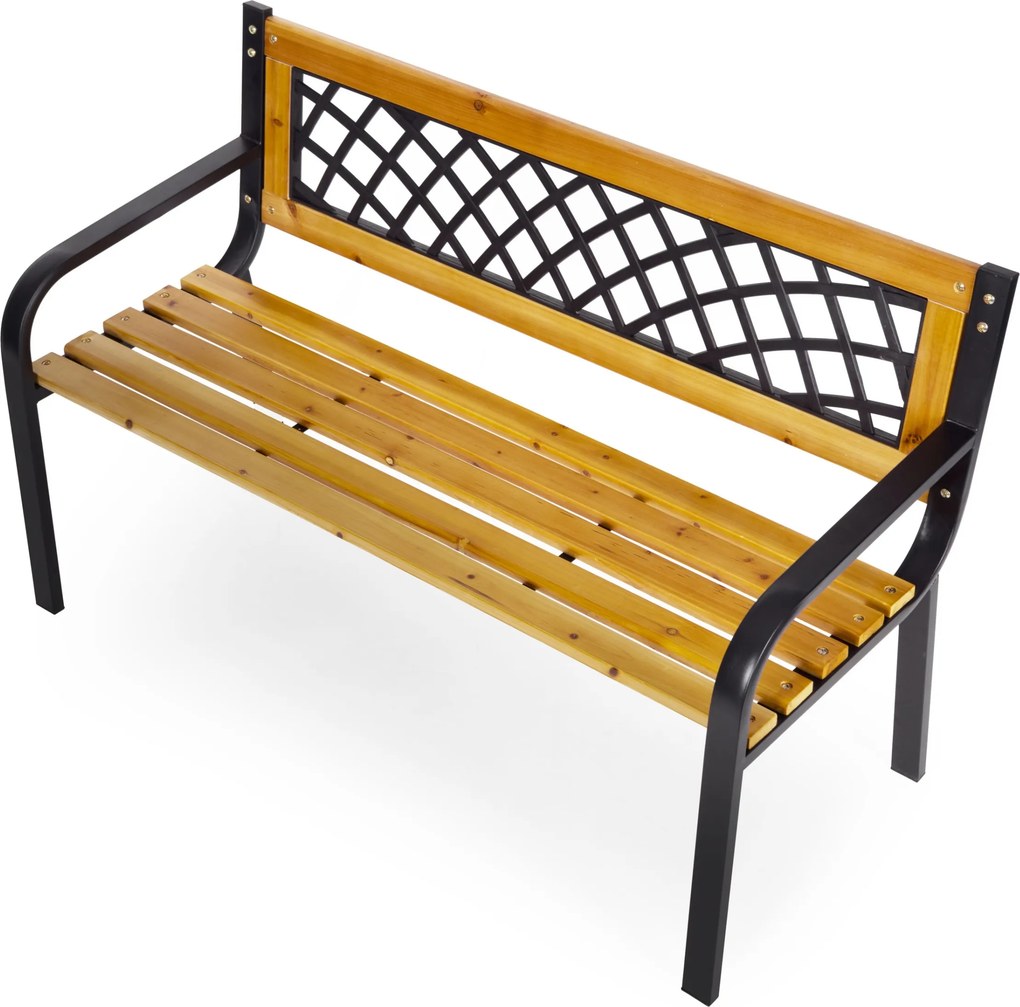 Zahradní lavička Mariner 118 cm černá