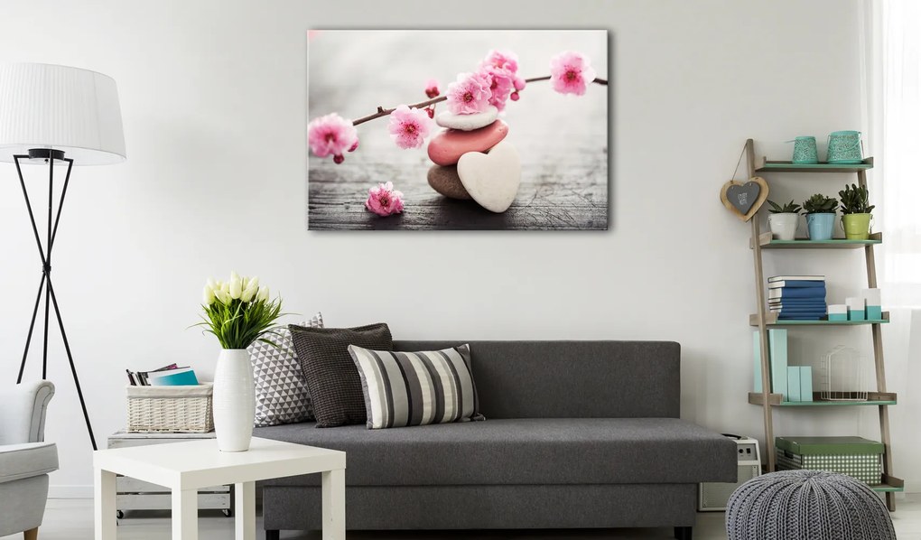 Artgeist Obraz - Zen: Cherry Blossoms IV Veľkosť: 30x20, Verzia: Na talianskom plátne