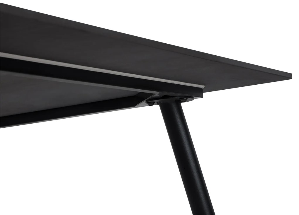 Noela Jedálenský stôl s keramickou doskou v dekore čierneho mramoru CERAMON 140