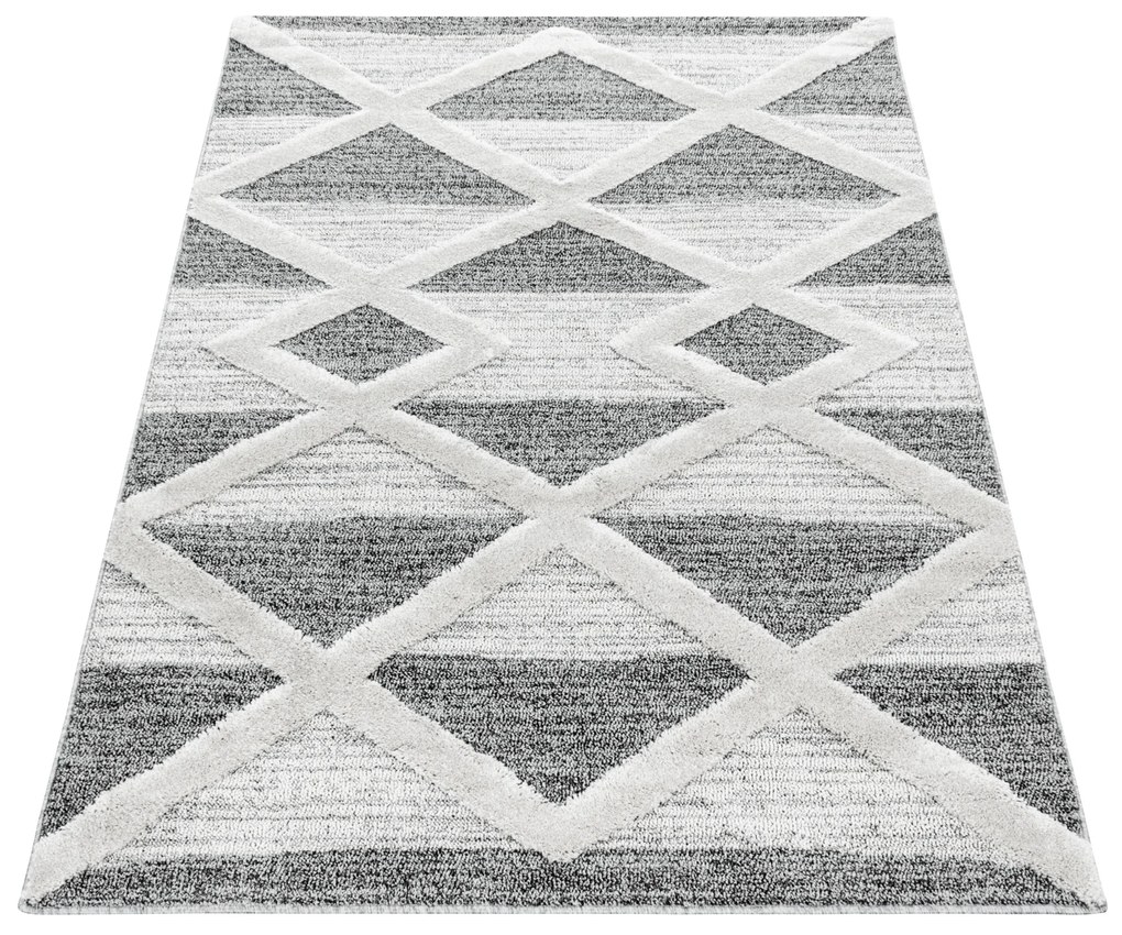 Ayyildiz Kusový koberec PISA 4709, Sivá Rozmer koberca: 280 x 370 cm
