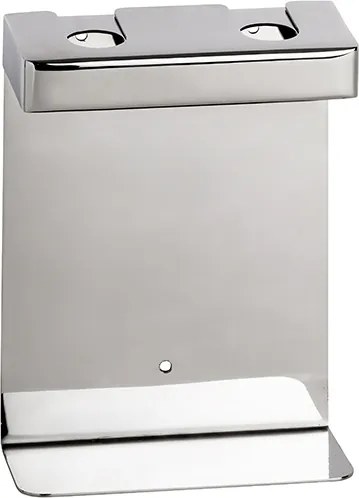 Bemeta Design Držiak pre dávkovač mydla, dvojitý, hranatý, lesk - 146109461