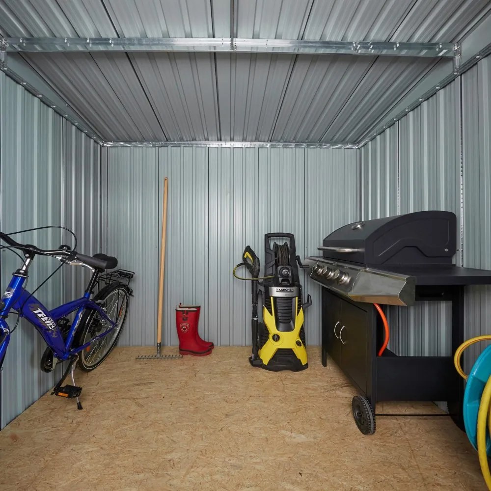 Záhradný domček BestBerg ZDSL-6A / 6,6 m² / 238 x 279 x 203 cm / sivá