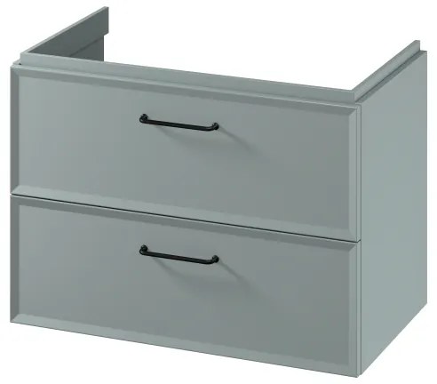 Cersanit S1017-004 - Závesná kúpeľňová skrinka pod umývadlo MILLE 80x45 cm mentolová