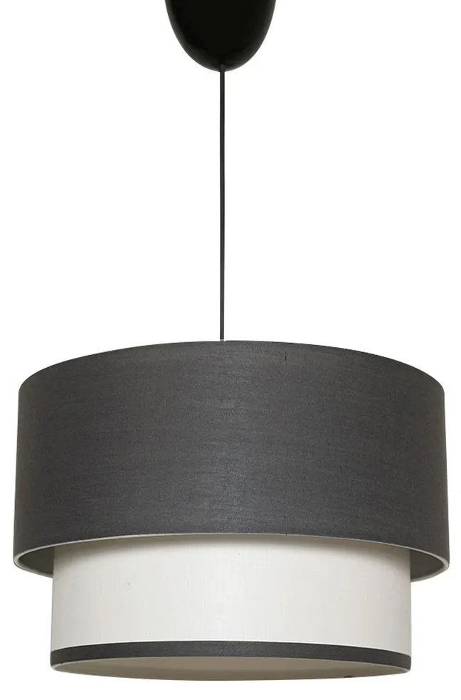 Závesný luster SP286 antracitová, biela