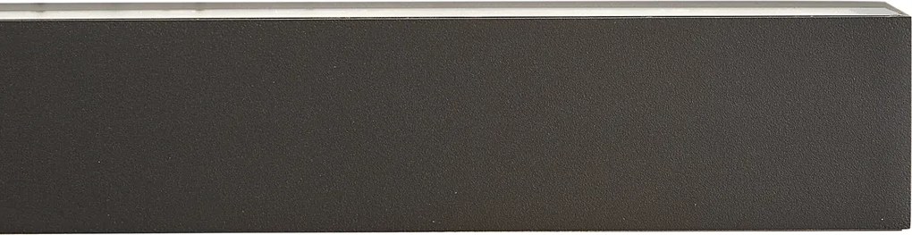 Priemyselné vonkajšie nástenné svietidlo čierne 38 cm vrátane LED IP65 - Hannah