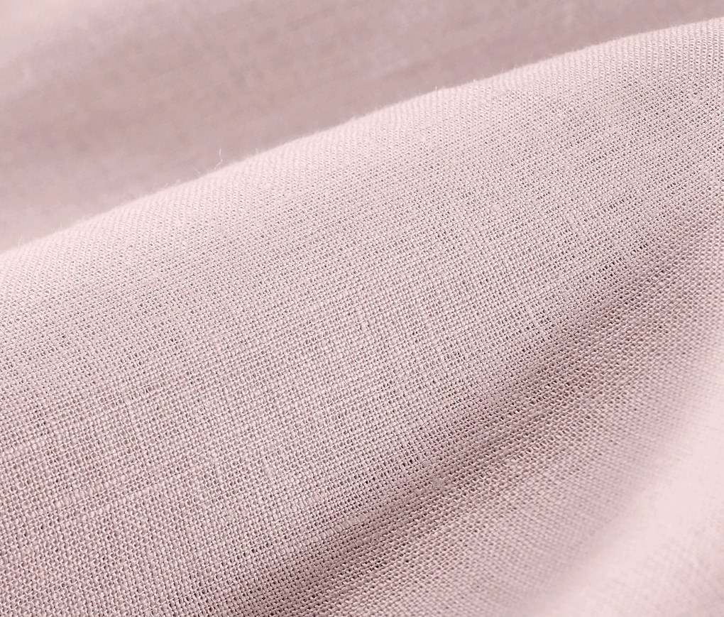 Ľanová posteľná bielizeň, ružová, štandardná veľkosť