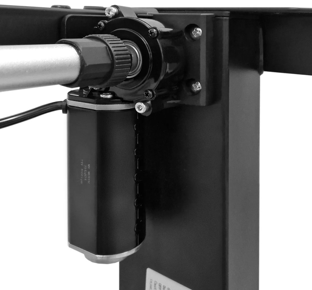 Elektrický PC stolík Motiva 120 (čierna + dub artisan). Akcia -21%. Vlastná spoľahlivá doprava až k Vám domov. 1124892