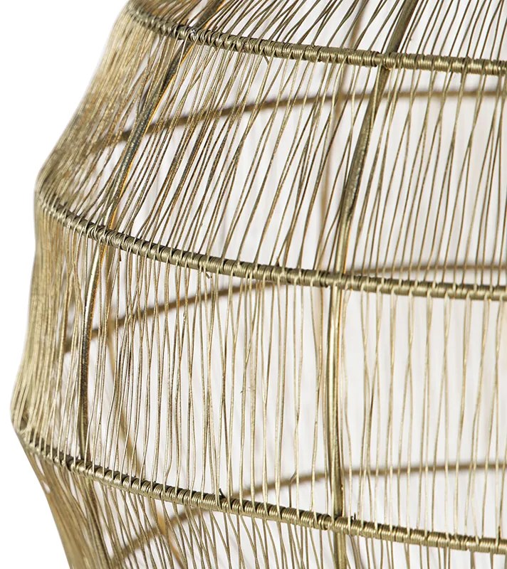 Moderné závesné svietidlo mosadz 42 cm - Bolti