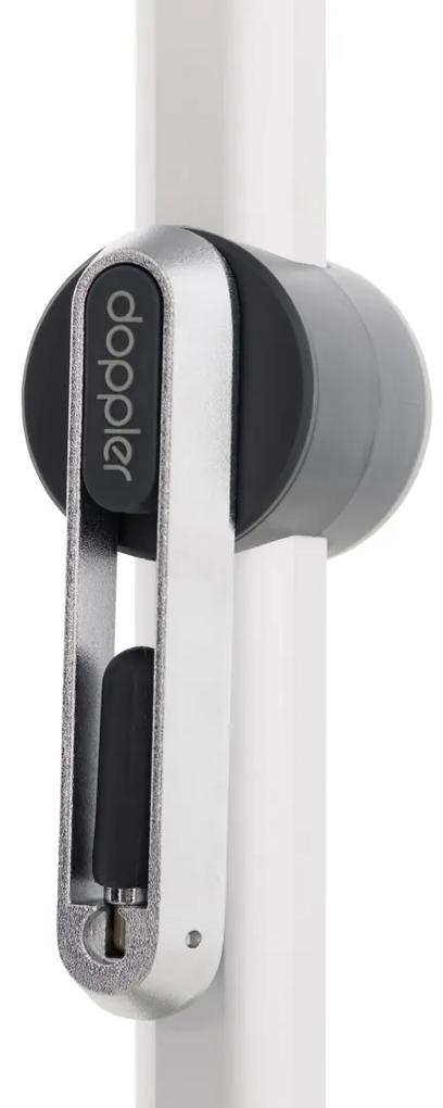 Doppler EXPERT 220 x 140 cm - slnečník s automatickým naklápaním tehlový (terakota - kód farby 833), 100 % polyester