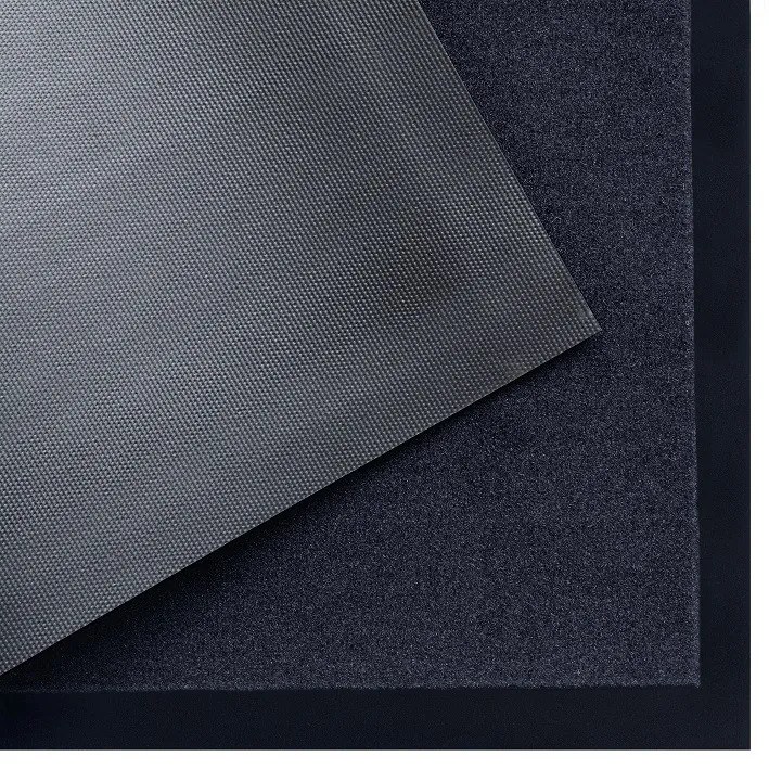 Mujkoberec Original, Protišmyková rohožka Home 104503 Anthracite / Cream – na von aj na doma, 45x75, čierna, chodba / predsieň