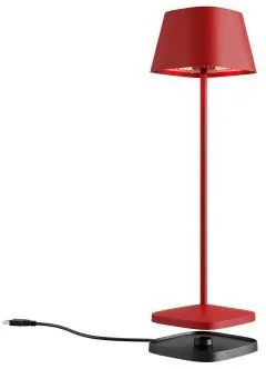 Vonkajšie stolové svietidlo REDO LA NUIT LED červená 90224