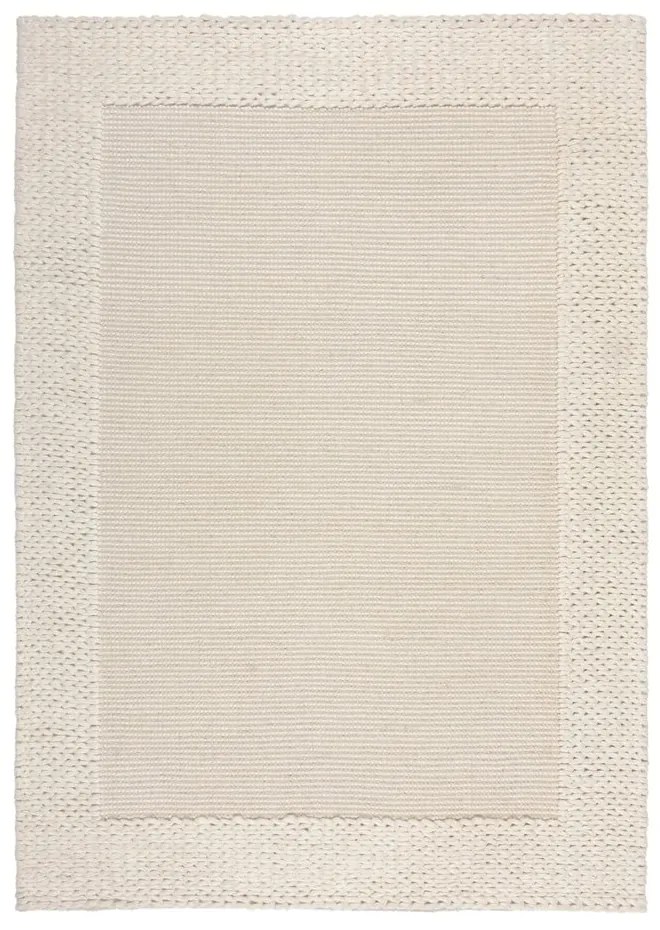 Béžový vlnený koberec 170x120 cm Rue - Flair Rugs