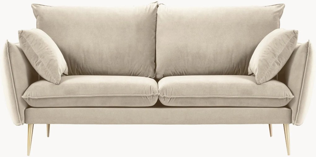 Zamatová pohovka Elio (2-miestna), Š 158 cm
