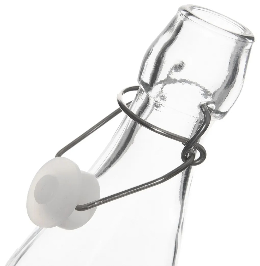 Orion Fľaša s klip uzáverom Vločka biela, 0,52 l, 520 ml