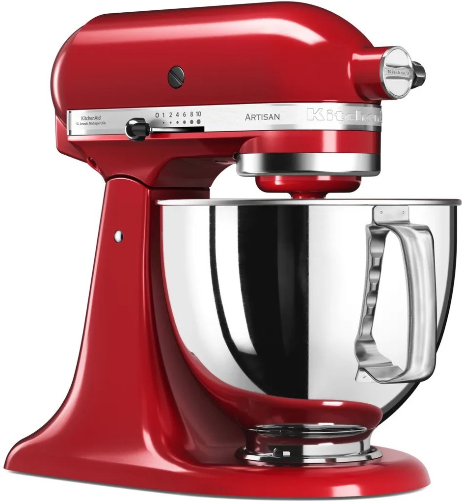 KitchenAid robot Artisan KSM125, kráľovská červená