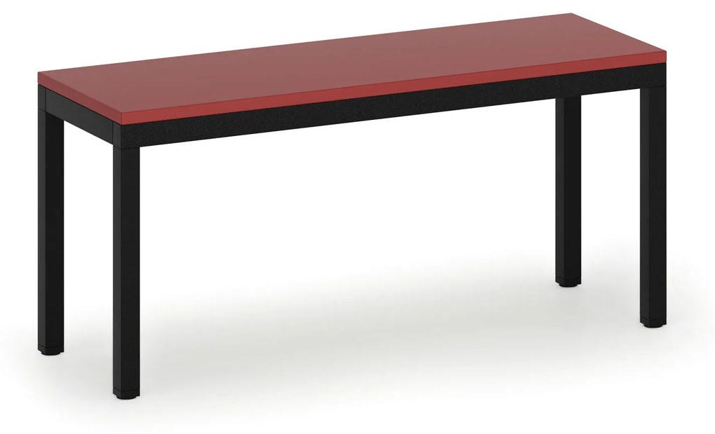 Šatníková lavica, sedák - lamino, dĺžka 900 mm, červená