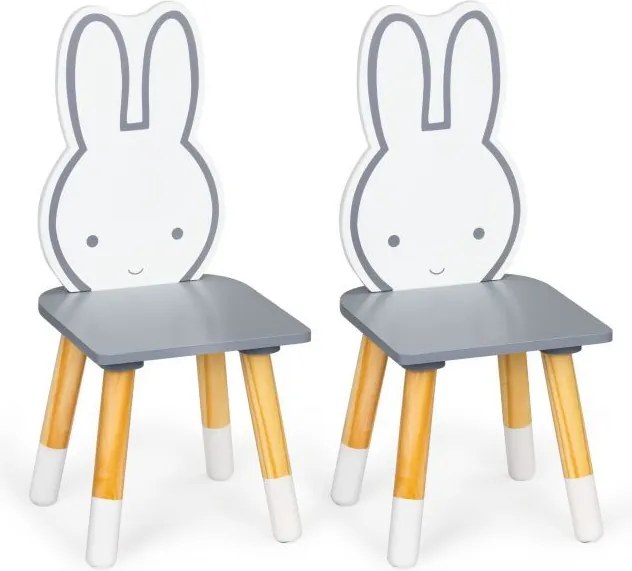 Stôl stôl +2 stoličky detský nábytok set zajac