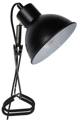 Lucide 45987/01/30 - Lampa s klipom MOYS 1xE27/40W/230V čierna