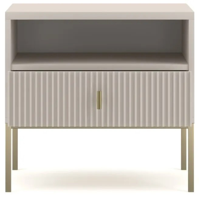 Nočný stolík Maggiore 53,9 cm kašmír/zlatý