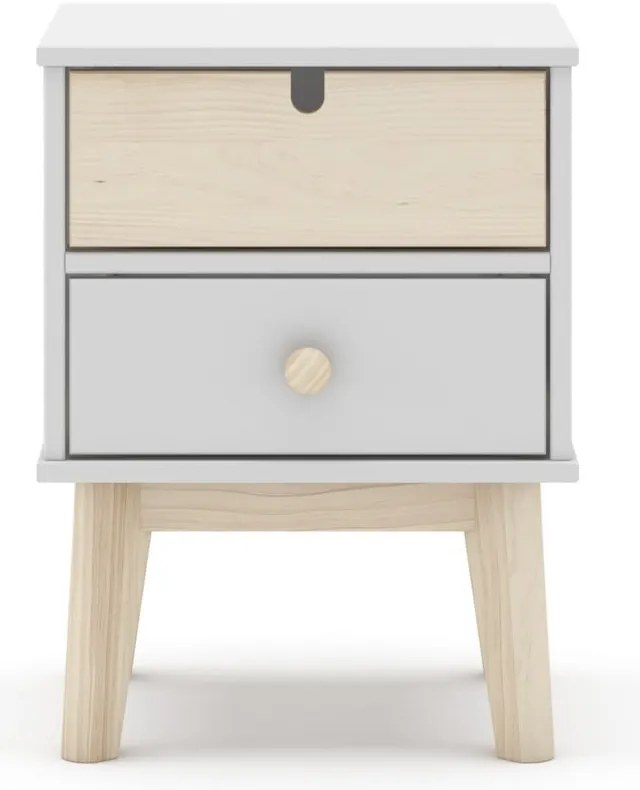 Biely detský nočný stolík Estefania - Marckeric