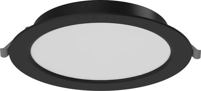 Mexen LDRR, LED stropné svietidlo na zapustenie, priemer 12 cm 17 cm, 12W, neutrálna - 4000K, 900 lm, čierna - L210-017-1240-70