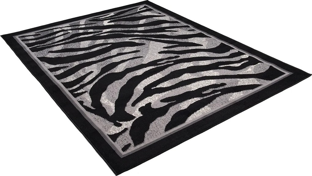 TA Koberec 6601C ČIERNA LACNÁ PP CRM Rozmer: 160x230 cm