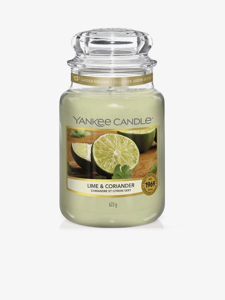 Yankee Candle zelené vonná sviečka Lime&Coriander Classic veľká