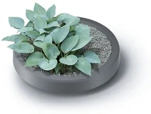 Sud na dažďovú vodu, priemer 59,3 cm, 240 l, sivá