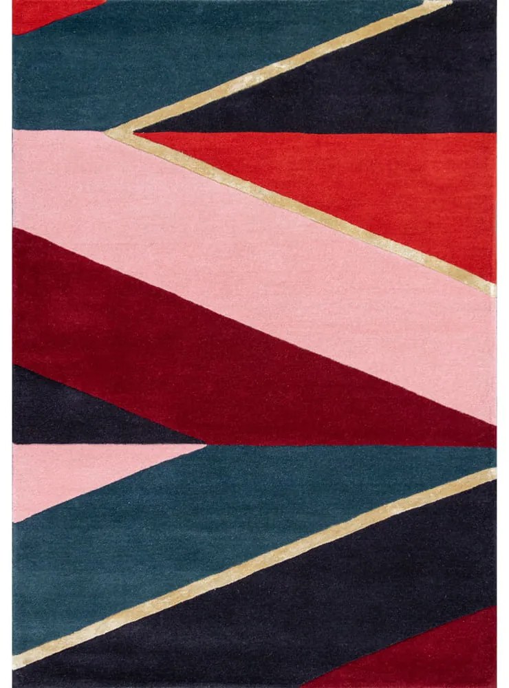 Jutex Vlnený kusový koberec Sahara 56 105 viacfarebný, Rozmery 1.40 x 2.00