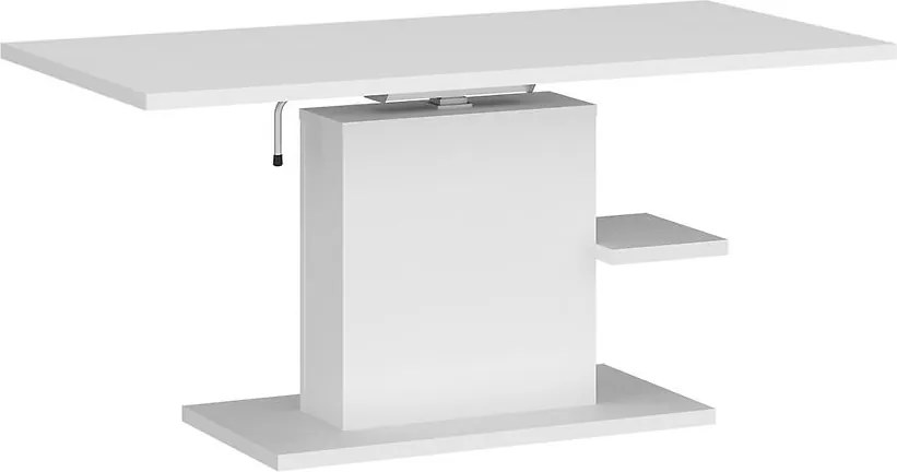 Konferenčný stolík Cortado CRTT07 s zdvihom biela alpská