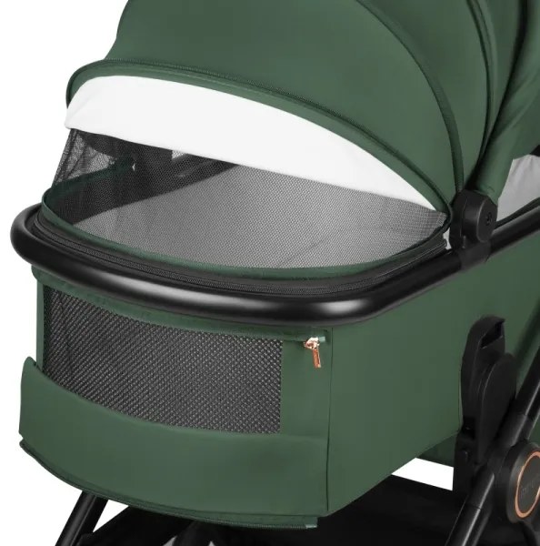 Lionelo - Kombinovaný kočík 3 v 1 LAYLA Lesná zelená