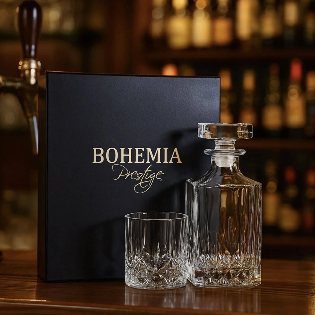 BOHEMIA PRESTIGE CLASSICO WHISKY SADA 1+6 KS