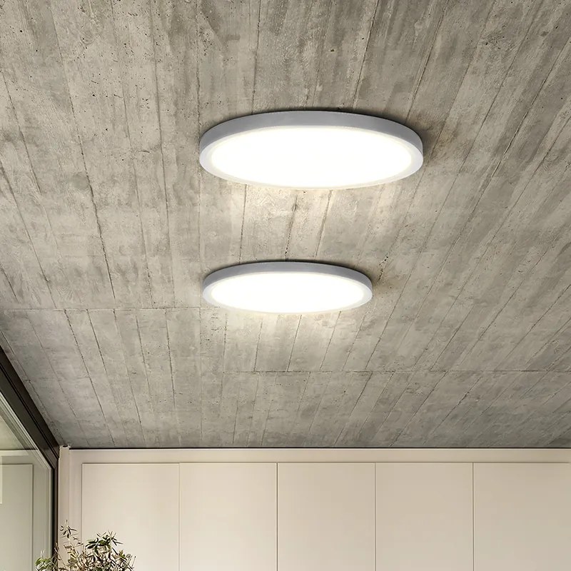 SOLIGHT LED osvetlenie s diaľkovým ovládačom Estela White, 36W, 2700lm, 30cm, CCT