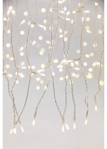 LED Stm. vonk. vianočný záves CURTAIN 360xLED/8,4W/230V 2x2 m IP44 teplá biela +DO