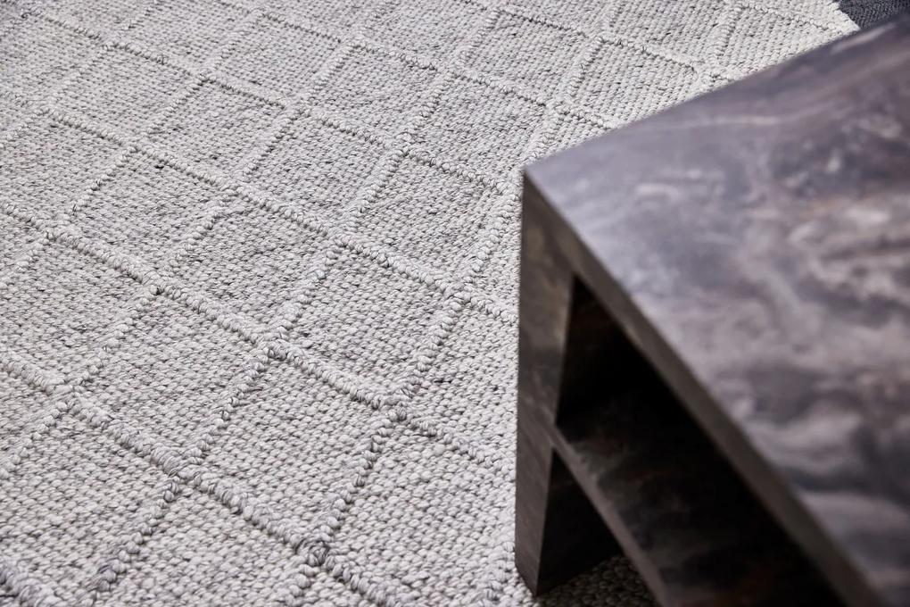 Diamond Carpets koberce Ručne viazaný kusový koberec Old Town DE 3210 Grey Mix - 160x230 cm