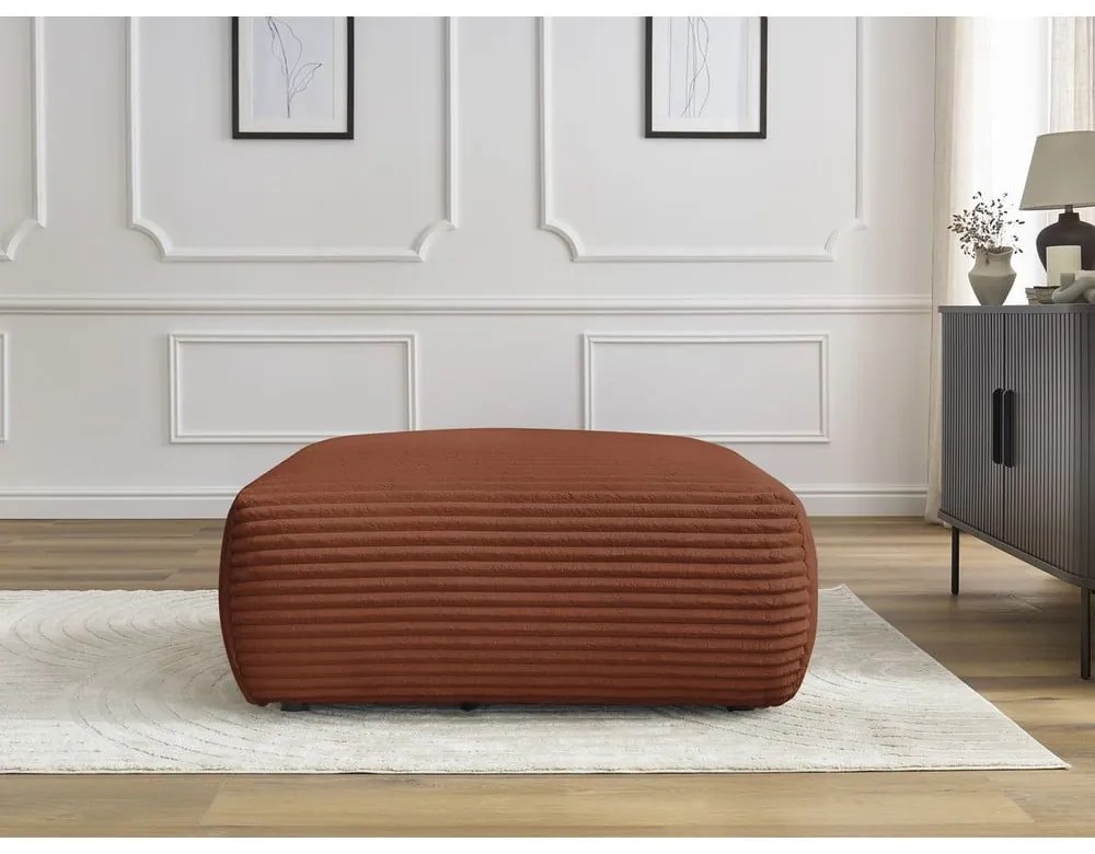 Menčestrová podnožka v tehlovej farbe Lucien – Bobochic Paris