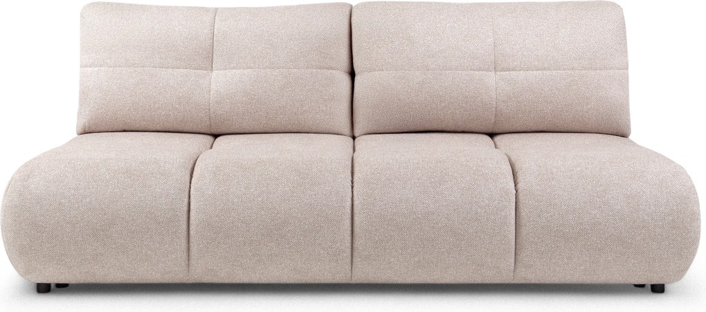 Rozkladacia pohovka Lerio - svetlobéžová hydrofóbna pletenina Blur 02