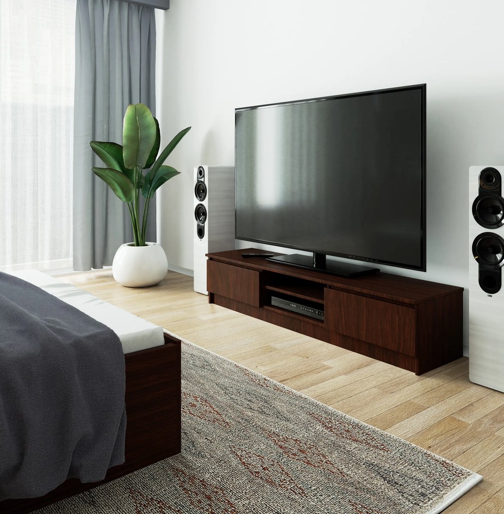 TV stolík Katalina (wenge). Akcia -22%. Vlastná spoľahlivá doprava až k Vám domov. 1069116