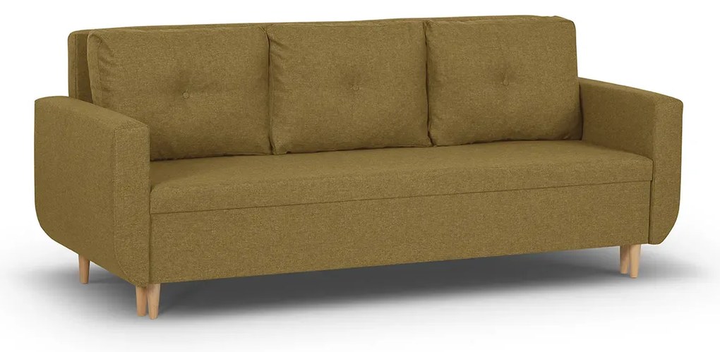 Rozkládací pohovka DORIS Hořčicová