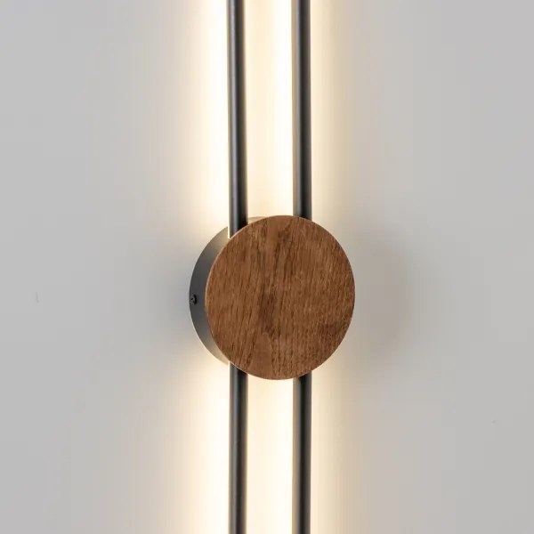 Brilagi - LED Nástenné svietidlo WOODY COLLINE LED/15W/230V 80 cm dub čerešňa