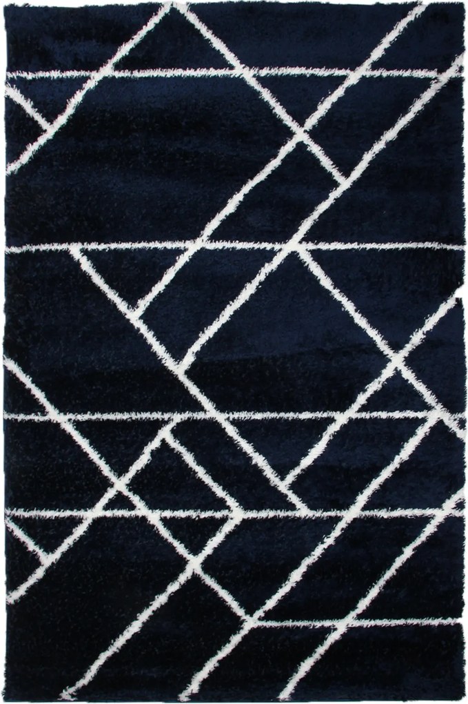 Koberec Boho 659 NAVY BLUE/CREAM rozmery koberec: 160x220 cm