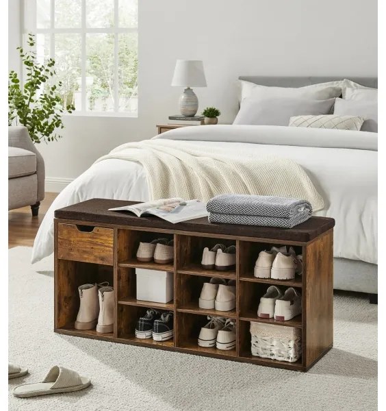 Botník VOREN hnedá/čierna