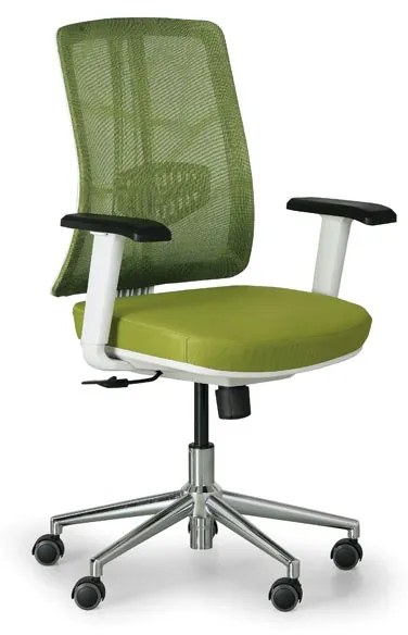 Kancelárska stolička Human, zelená
