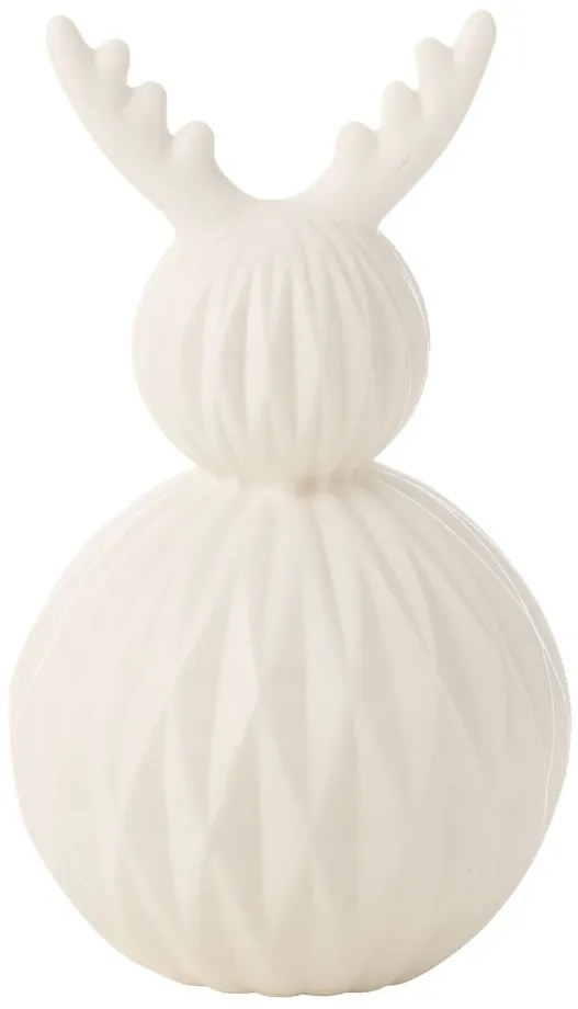 Biela porcelánová lampa mačka Cat Led - Ø 13*22 cm