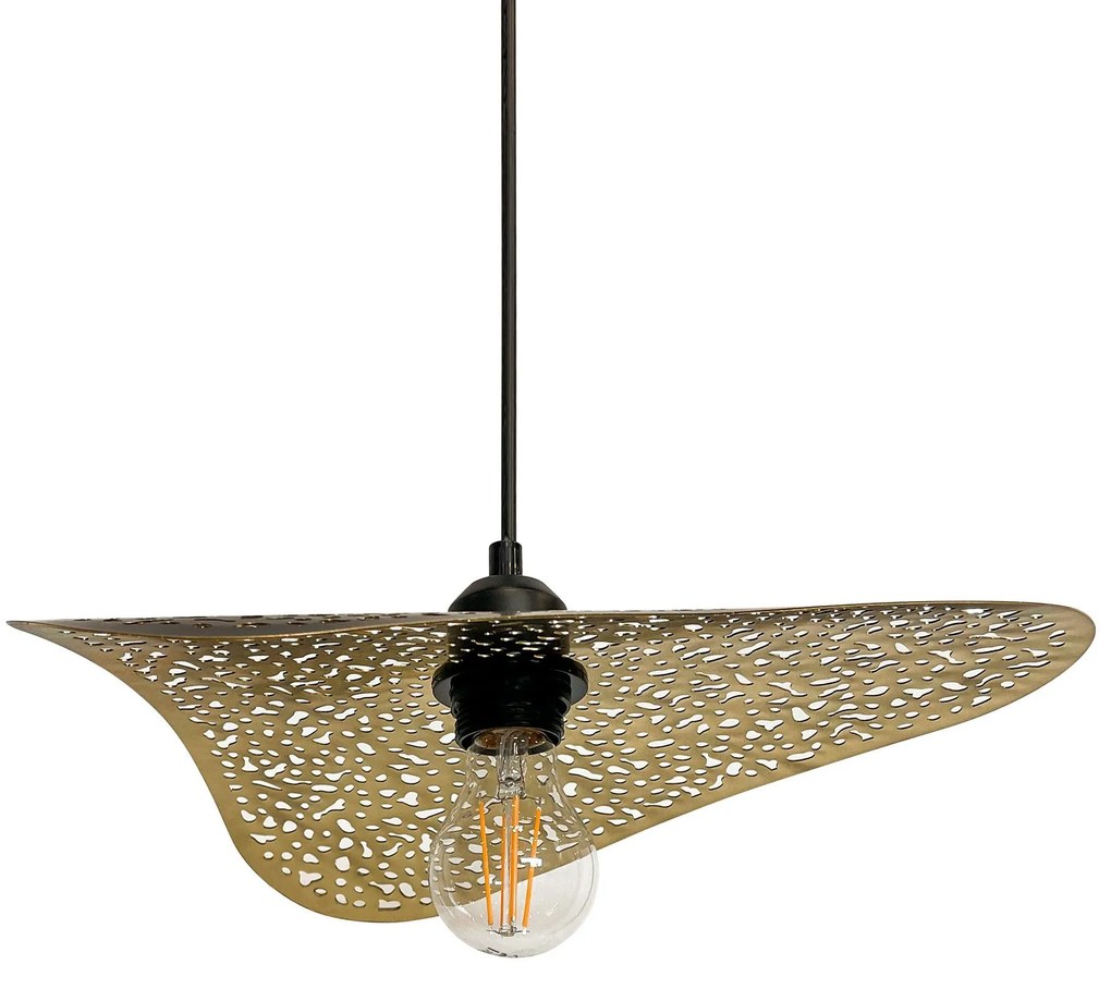 Toolight Toolight, stropné svietidlo 1xE27 APP1468-1CP, čierna-zlatá matná, OSW-02445