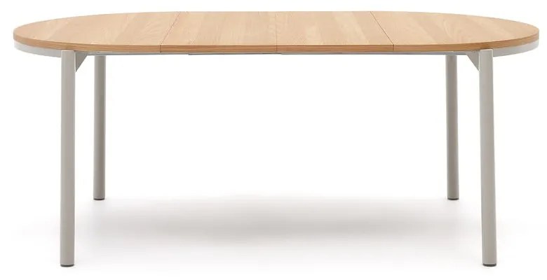 Okrúhly rozkladací jedálenský stôl v dekore duba ø 120 cm Montuiri – Kave Home