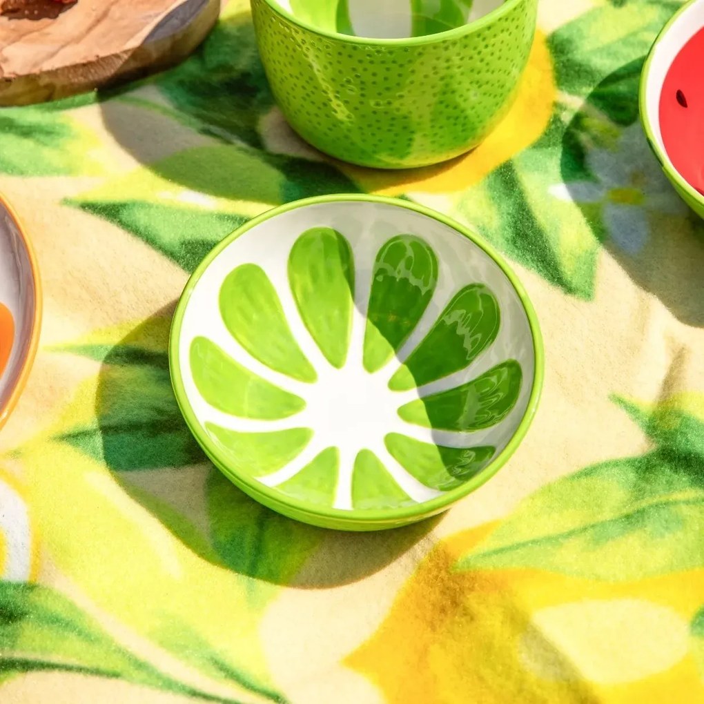 Altom Sada keramických misek Tropicana limetka12,5 cm, 2 ks