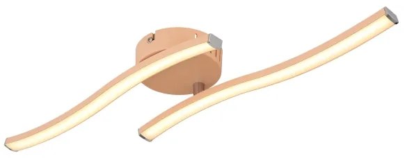 Globo 67178P - LED Prisadený luster TYLER LED/12W/230V 3000K oranžová