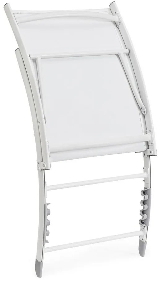 Biele kovové záhradné ležadlo Taylor – Bizzotto