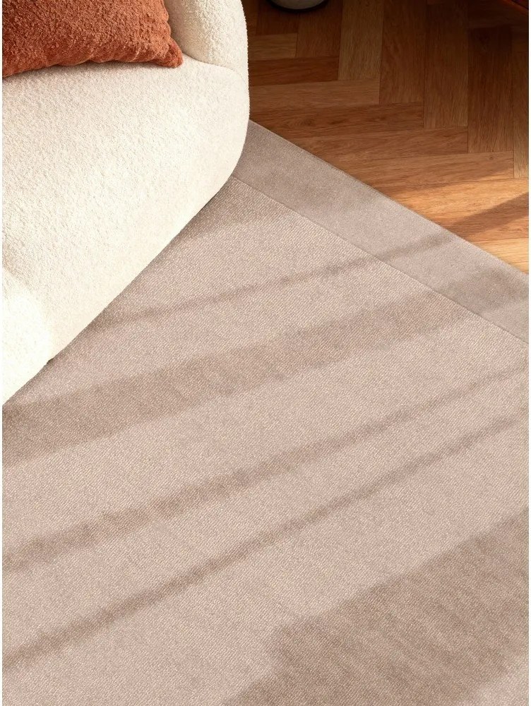 Béžový ručne tkaný koberec s prímesou vlny 80x150 cm Kari – Villeroy&amp;Boch